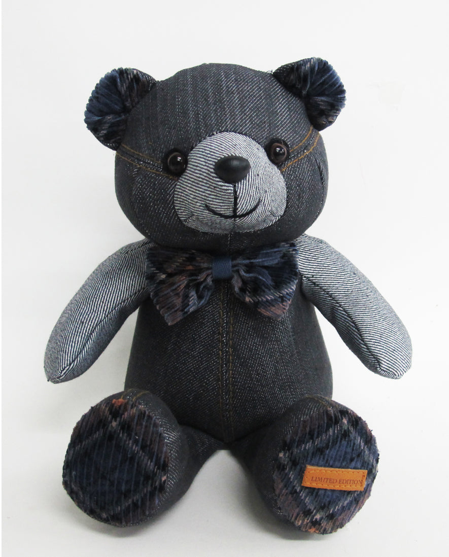 MARTIE BEAR DENIM 12"