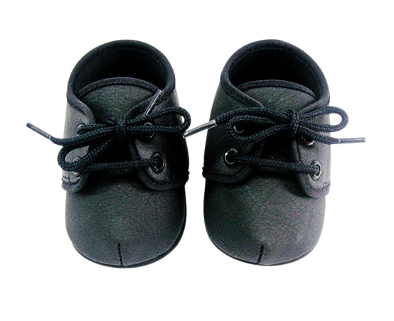 SHOES BLACK BOY 8" - 12"
