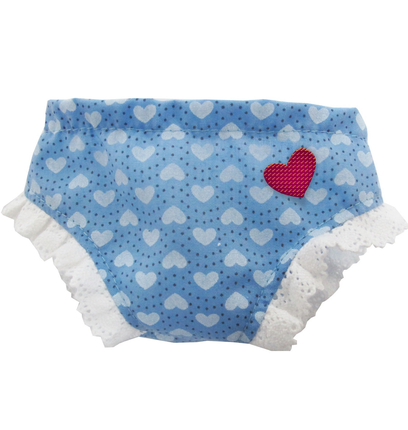 PANTIE INTO LOVE BLUE HEART 5" - 12"