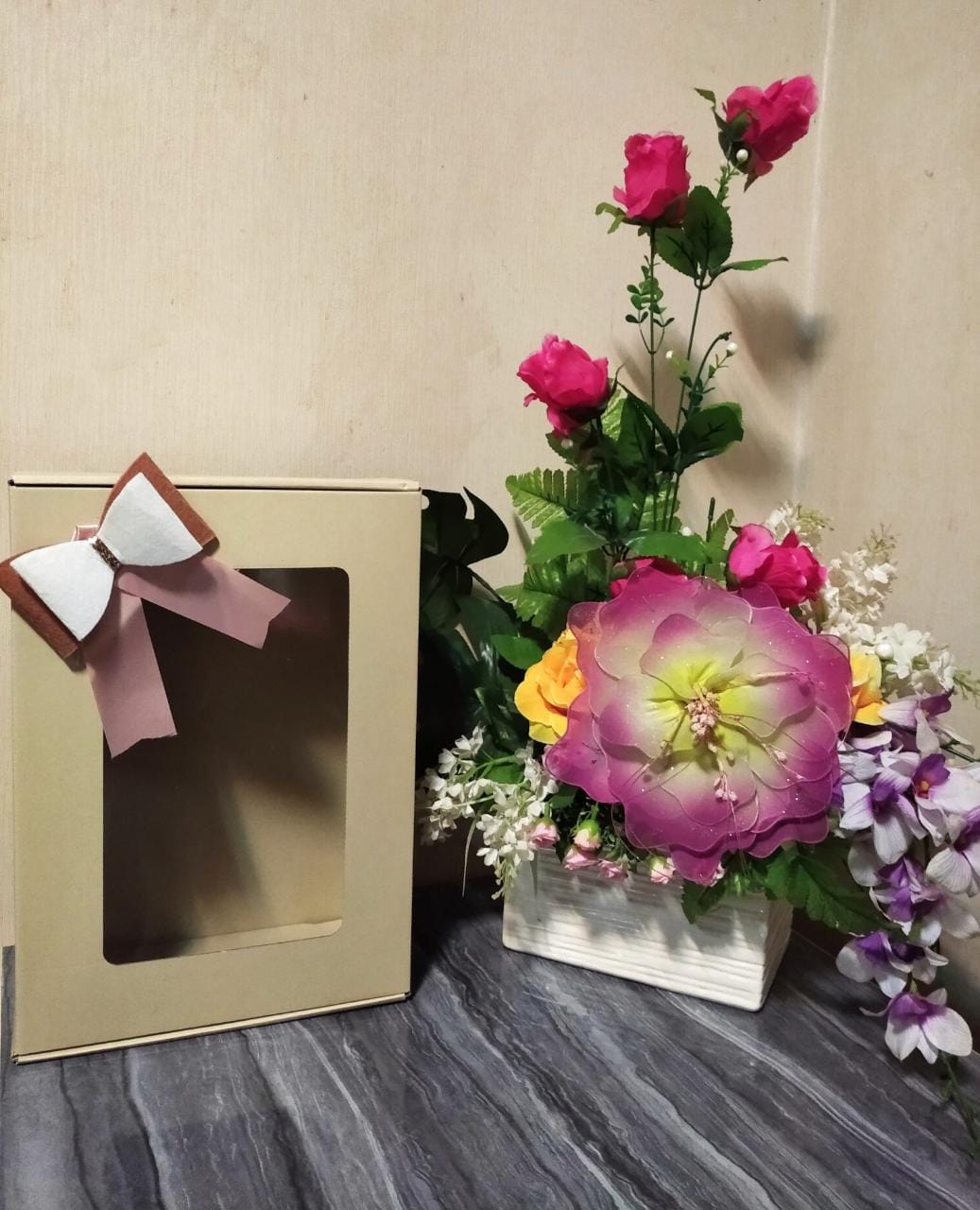 GIFT BOX TRANSPARENT ( Untuk Bear 5" - 14" )