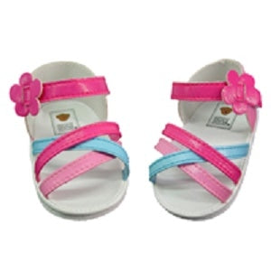 SHOES 10" BLUE PINK LADY