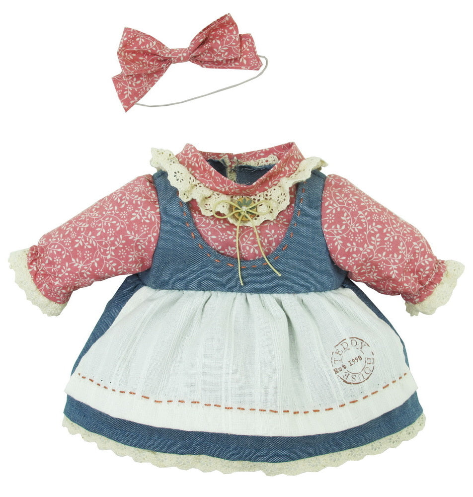 DENIM SKIRT W/ SHIRT 48" TEDDY IN COUNTRY