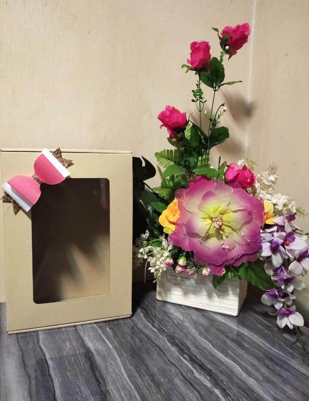 GIFT BOX TRANSPARENT ( Untuk Bear 5" - 14" )