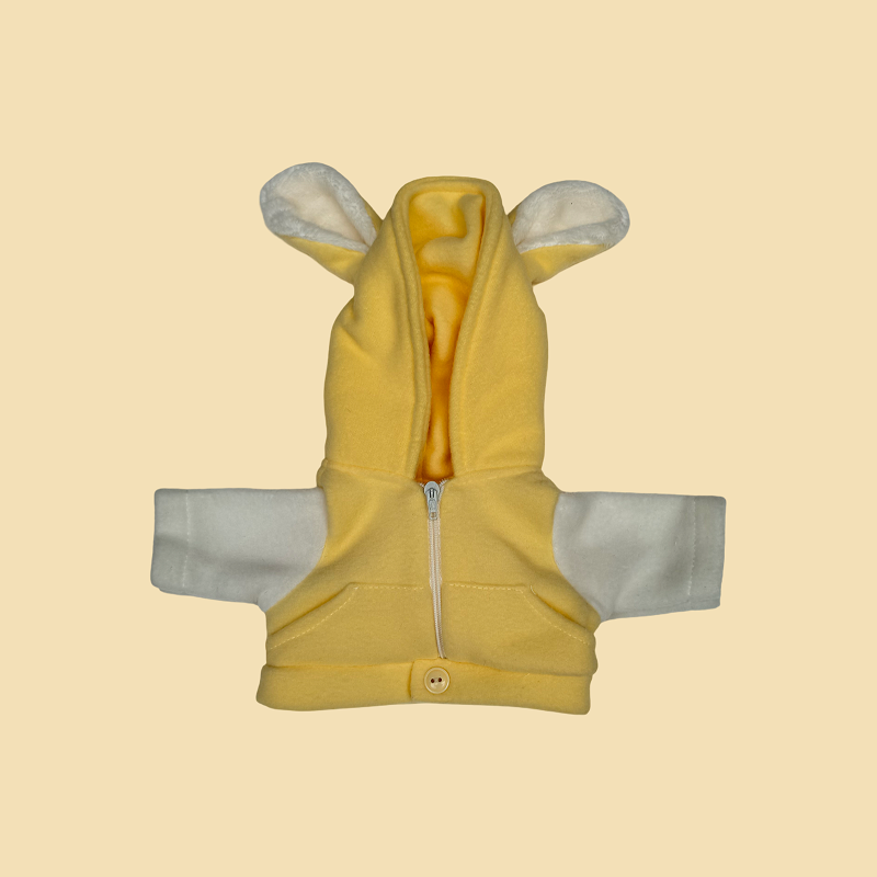 SHIRT WITH BUNNY HOOD 08"- 12"