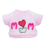 T-SHIRT "LOVE MOM" 10" - 12" PINK