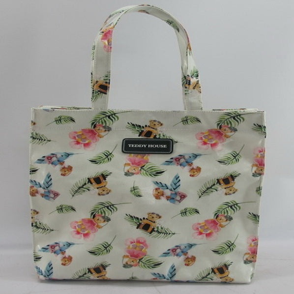 SHOPPING BAG TROPICAL LIFE (GREEN) VACAY