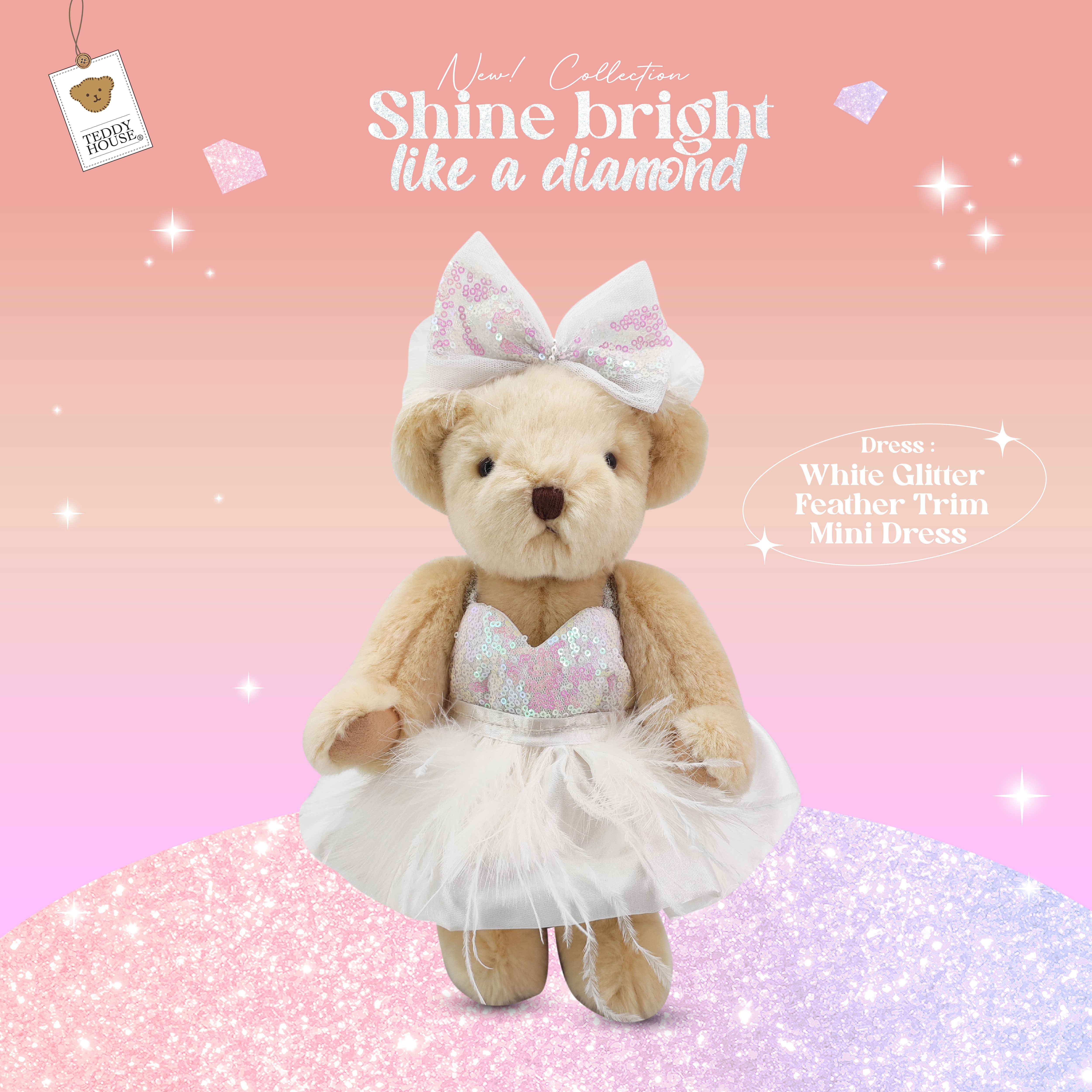 DRESS 10" - 12" SHINE BRIGHT LIKE A DIAMOND