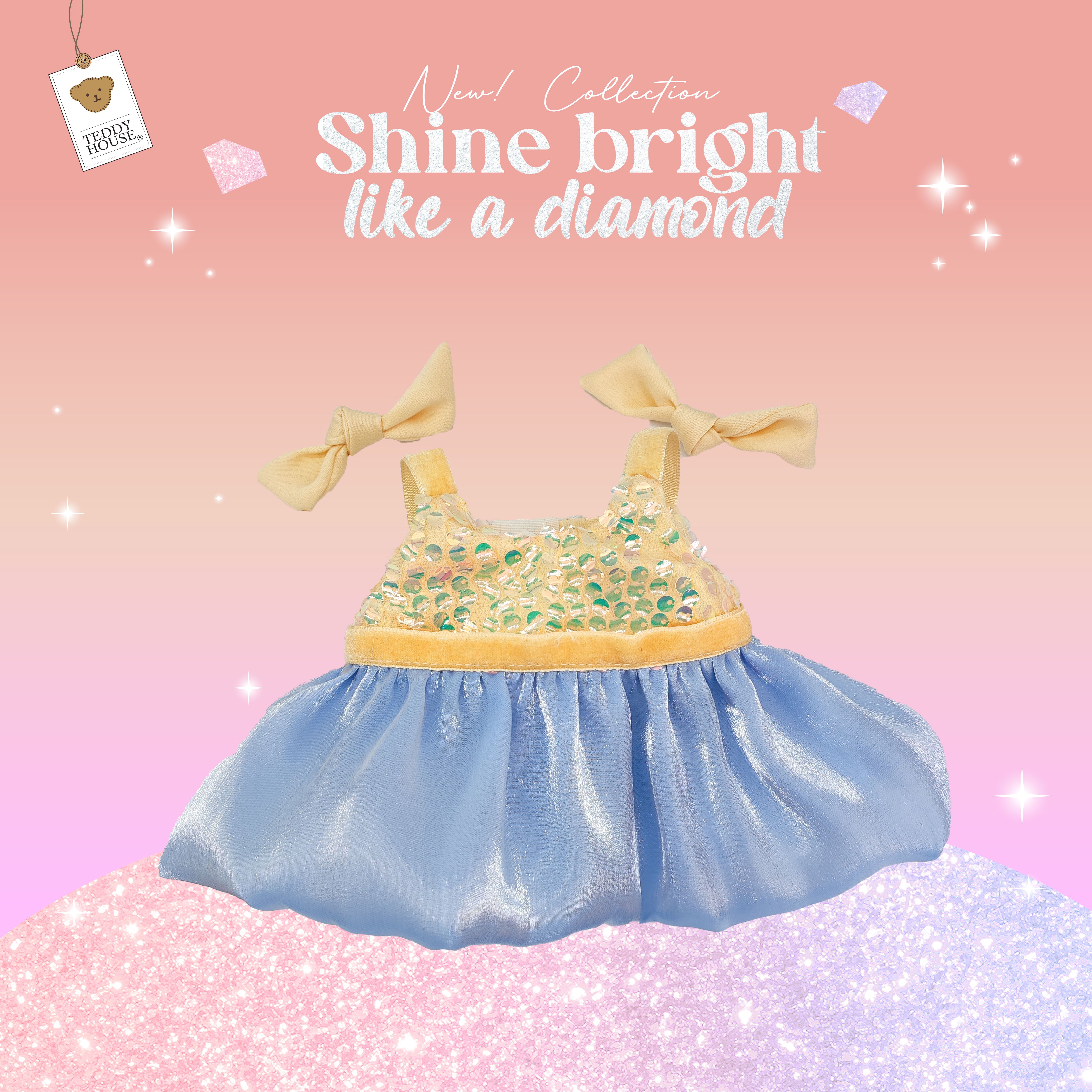 DRESS 10" - 31" SHINE BRIGHT LIKE A DIAMOND