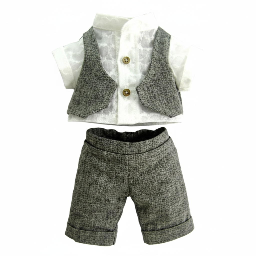 SHIRT W/PANTS N VEST 10" - 12" ROMANTIC