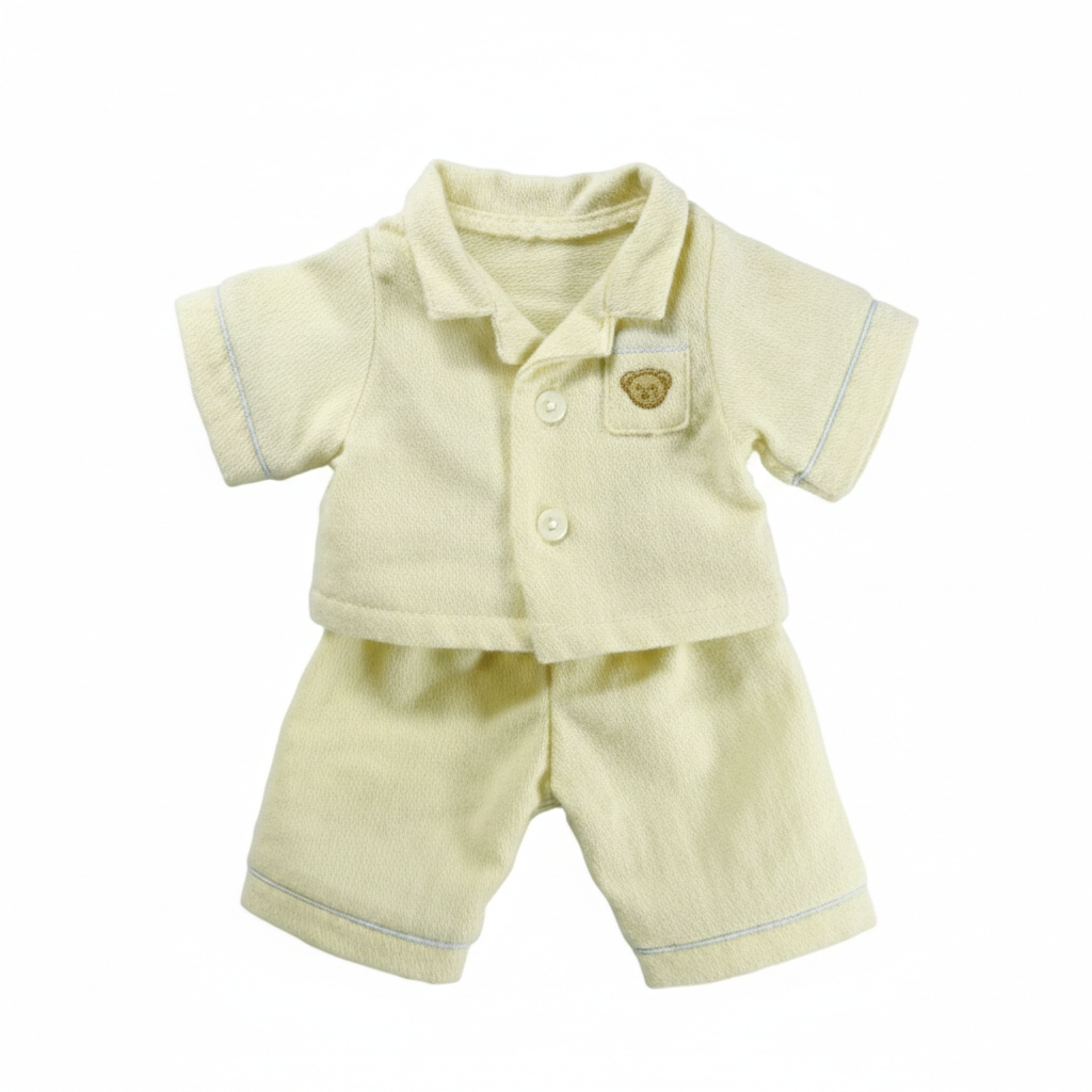 PYJAMA 8" - 10" CREAM W/ PANTS