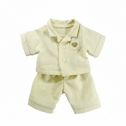 PYJAMA 8" - 10" CREAM W/ PANTS