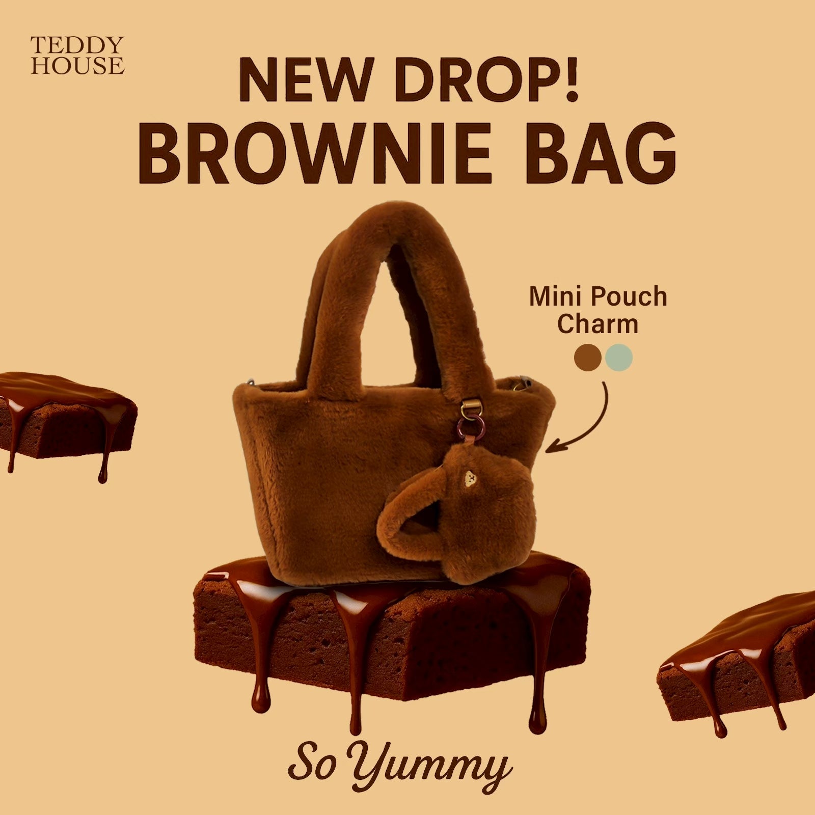 TEDDY BROWNIE BAG FASHION