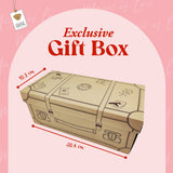 TEDDY HOUSE GIFT BOX LUGGAGE DESIGN 30,4 cm x 10,7 cm