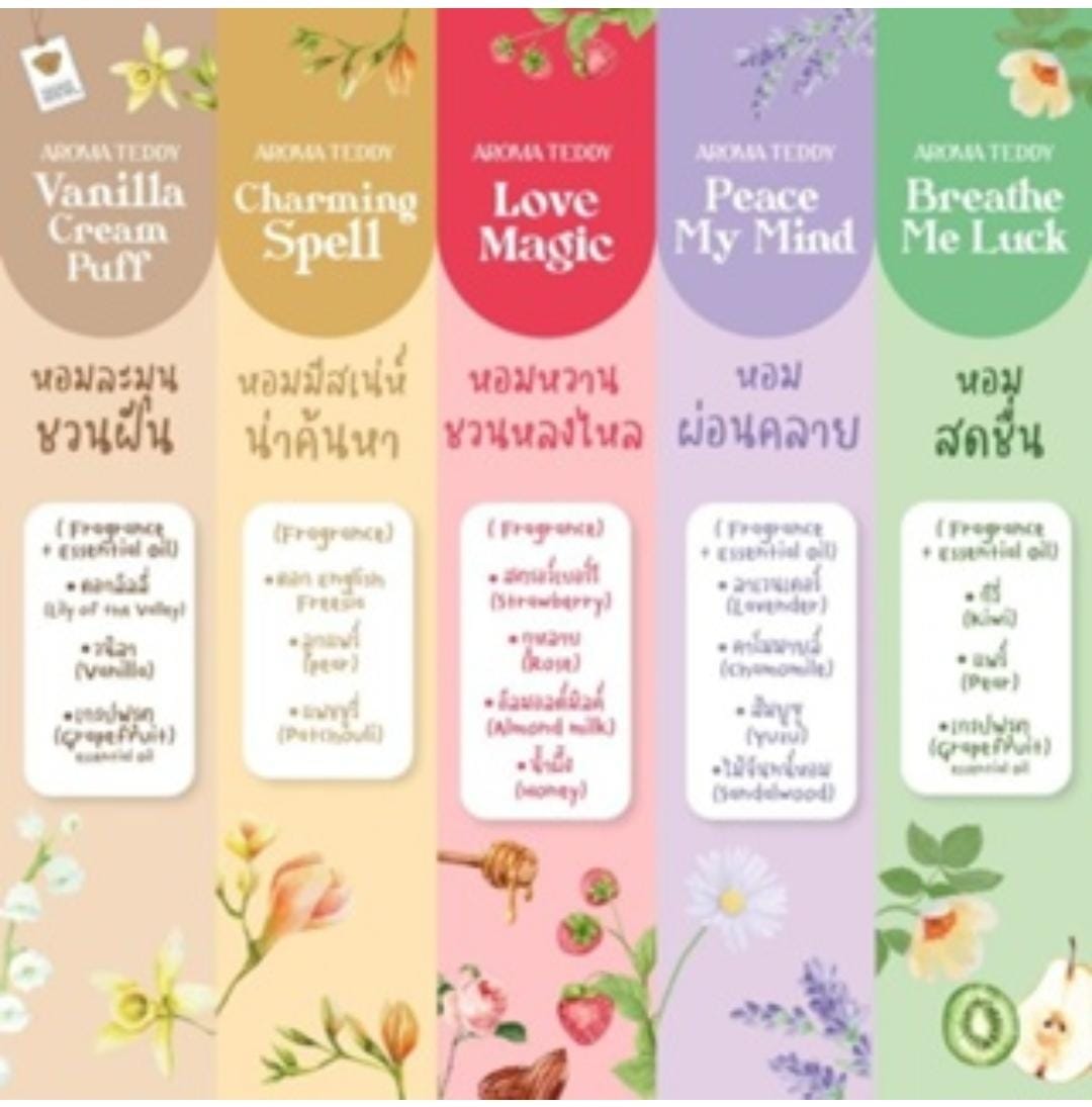 AROMA TEDDY BODY REFILL 6 INCH ( Harga /Pcs )