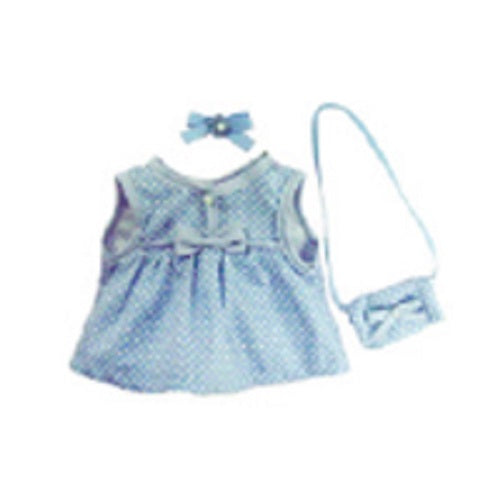 DRESS W/ BAG 8" - 14" BLUE