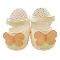 SHOES CREAM BUTTERFLY