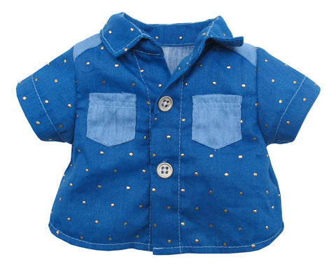 SHIRT WITH POLKA DOT PRINT 10" JEANS LOVER 