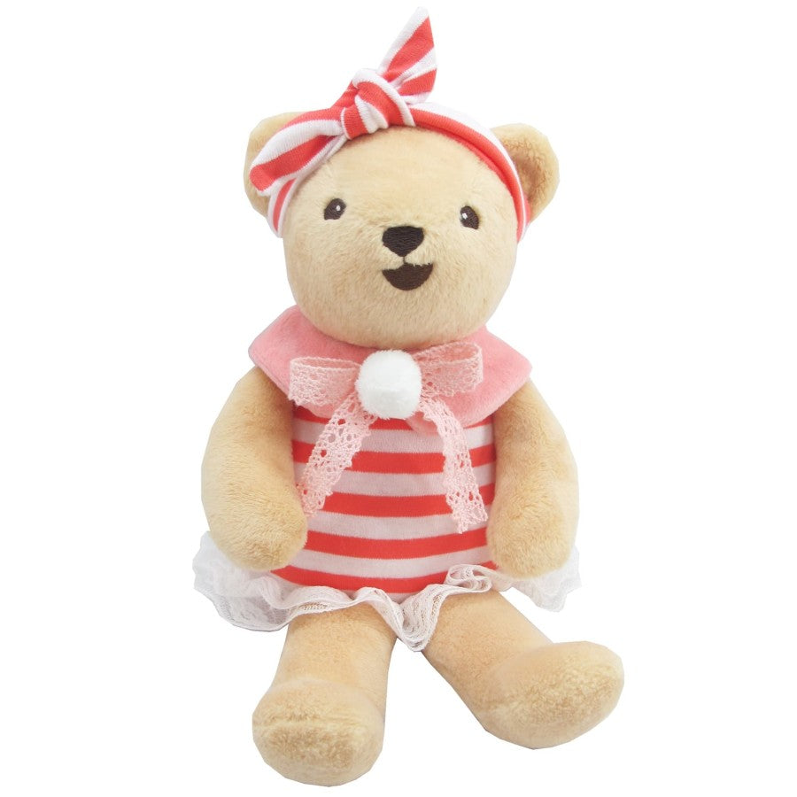 BEAR WITH OUTFITS GIRL 10" M COLLECTION