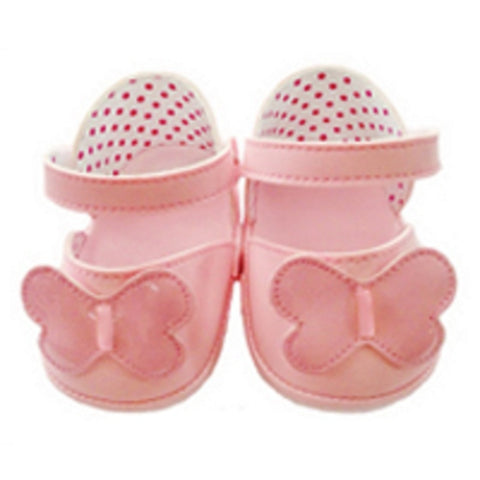 SHOES 12" PINK BUTTERFLY 