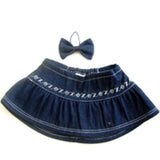 SKIRT 10" BLUE JEANS