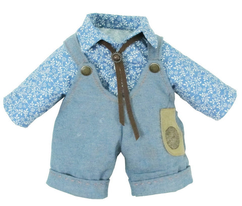 DUNGAREES W/ SHIRT 08 " TEDDY IN COUNTRY