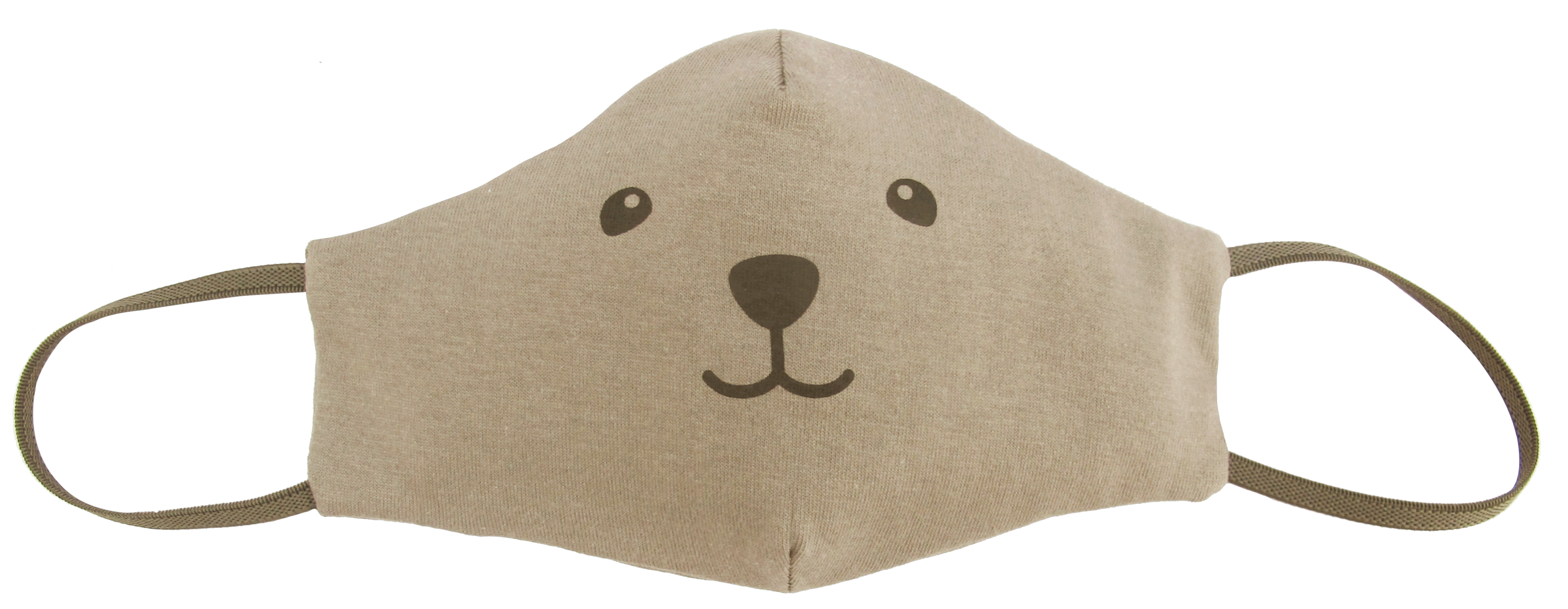FABRIC MASK - SMILING COTTON FOR ADULT BEIGE