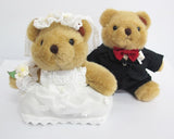 SPECIAL SET TEDDY IN LOVE BRIDE AND GROOM 5"